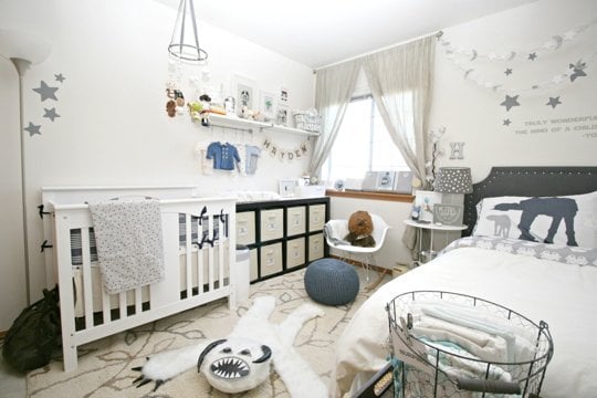 Star Wars Hoth-themed room from Apartment Therapy